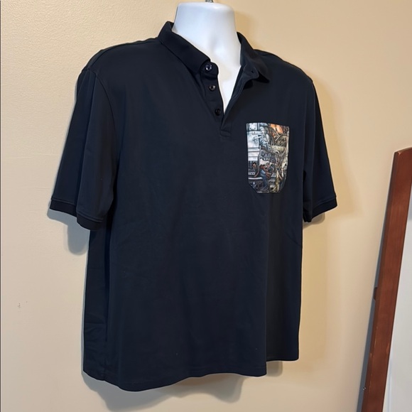 Detroit Institute of Art Other - Classic Black Polo Shirt with Diego Rivera Mural Pocket